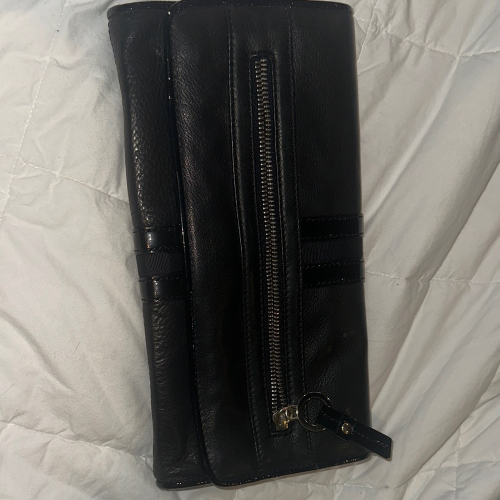 Stylish Black Leather Charles David Bag